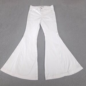 Sofia Jeans Jeans Womens 4 White Melisa Mega Flare Stretch Denim Wide Leg Bell